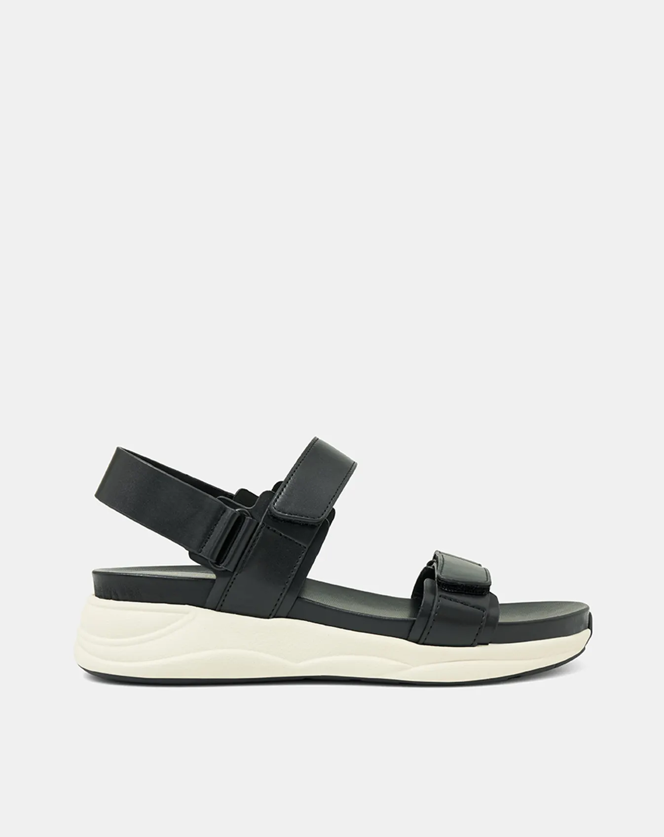 Giày Sandal Đế Thể Thao Quai Ngang Bản Lớn - Image 1