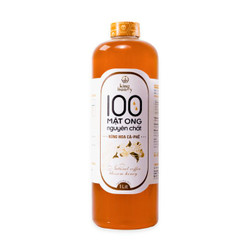 Mật ong hoa cafe King Honey chai 1000ml (1 Chai)