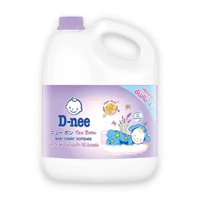 Nước xả quần áo em bé tím D-nee chai 3l