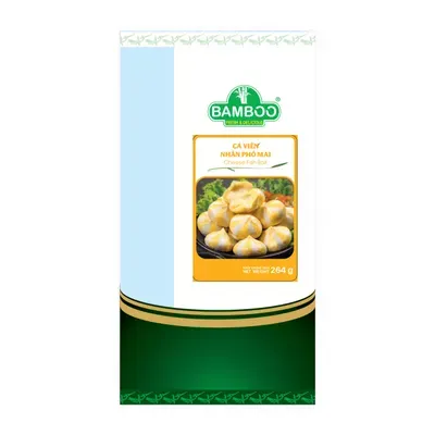 Cá viên nhân phô mai Bamboo gói 264g
