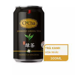 Trà xanh hoa nhài O'Cha JJ 300ml (1 Lon)