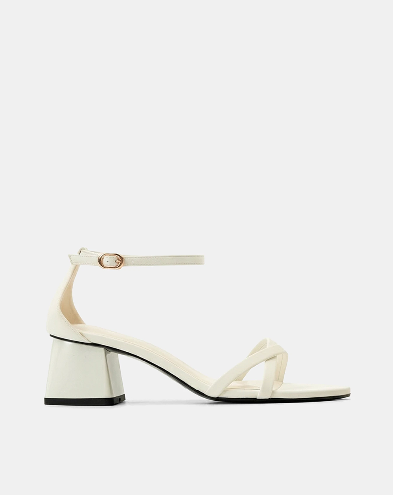 Giày Sandal Gót Vuông Quai Chéo - Image 1