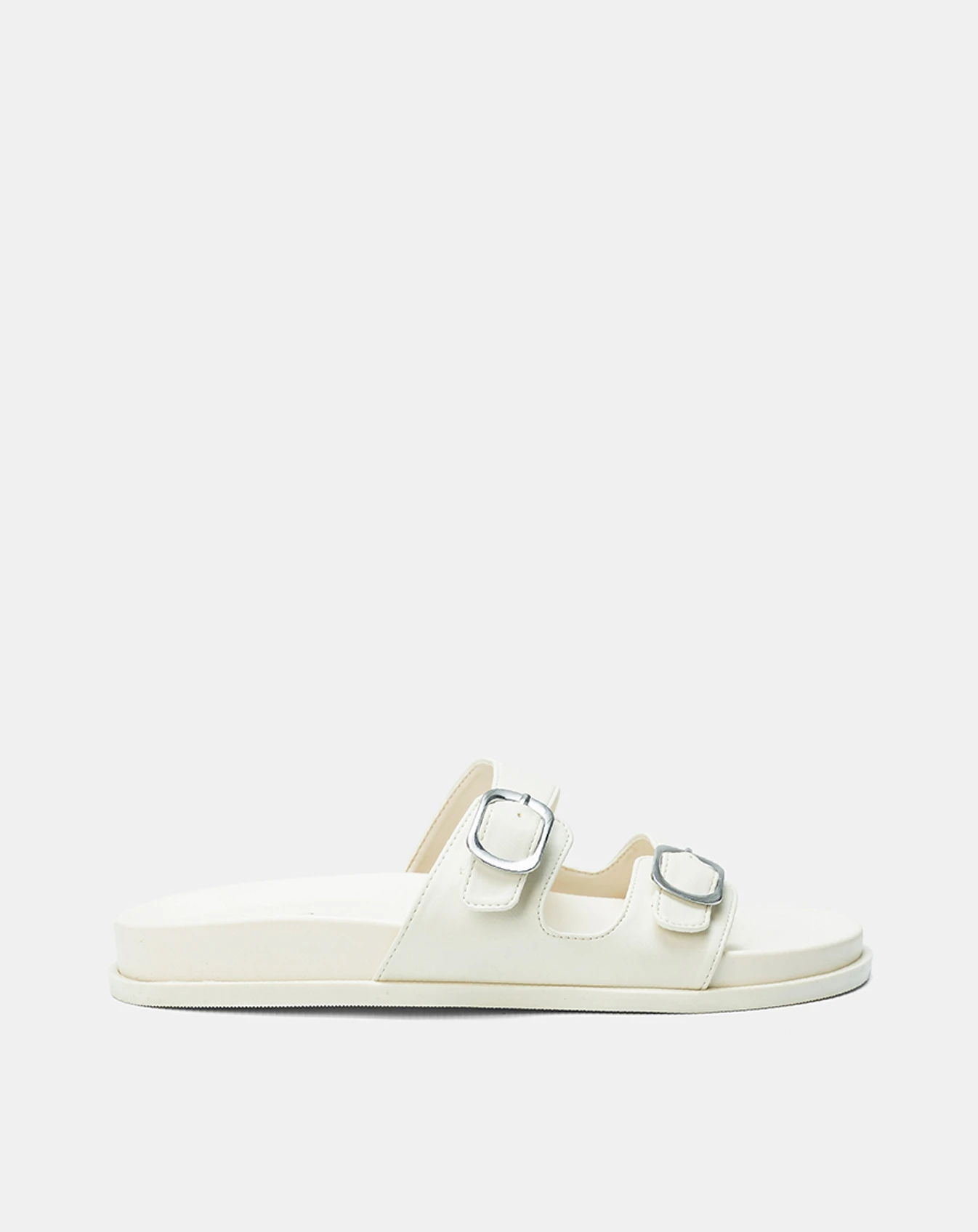 Giày Sandal Quai Ngang Phối Khóa Trang Trí - Image 1