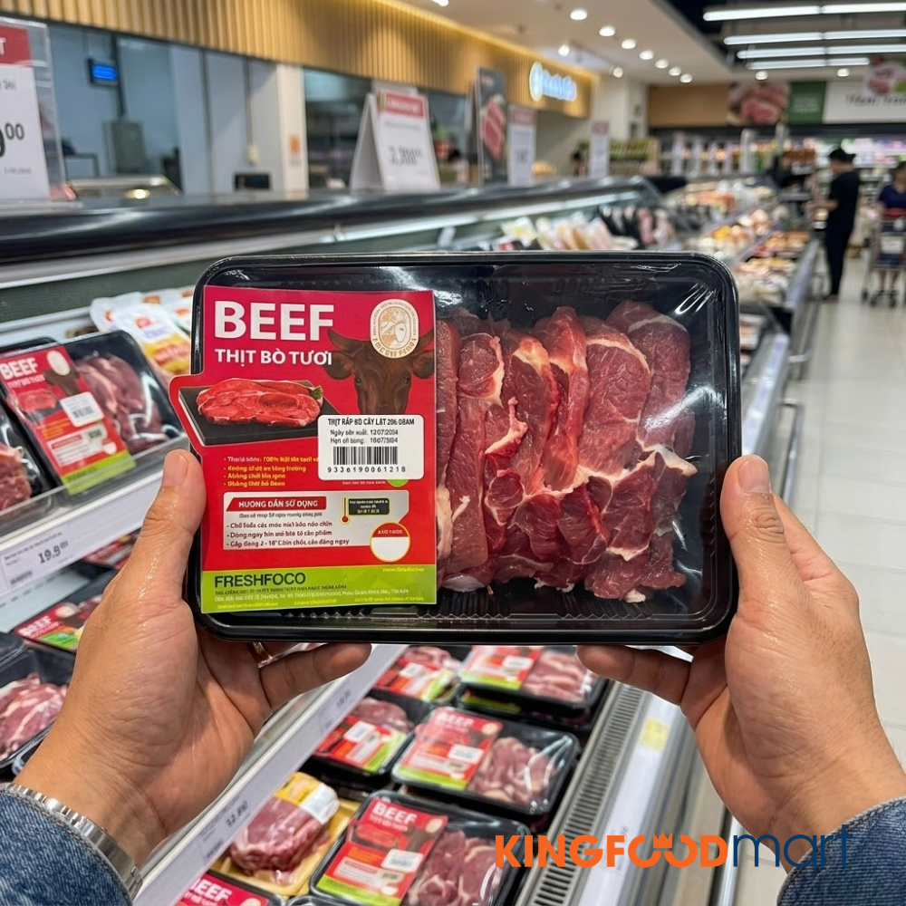 Thịt bò Freshfoco phù hợp cho nấu ăn hàng ngày với các món Việt truyền thống.