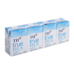 Lốc sữa tươi tiệt trùng ít đường TH True Milk hộp 110ml (4 Hộp)