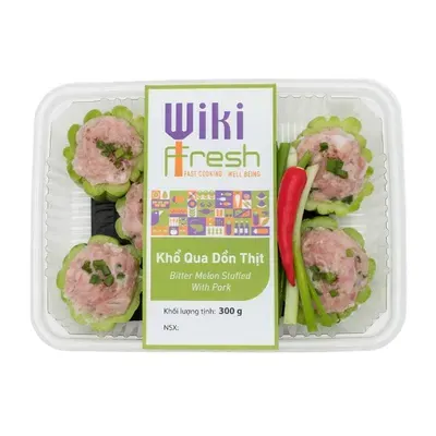 Khổ qua dồn thịt Wiki Fresh khay 300g