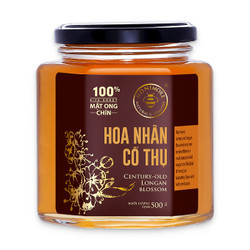Mật ong chín hoa nhãn cổ thụ Honimore chai 500g