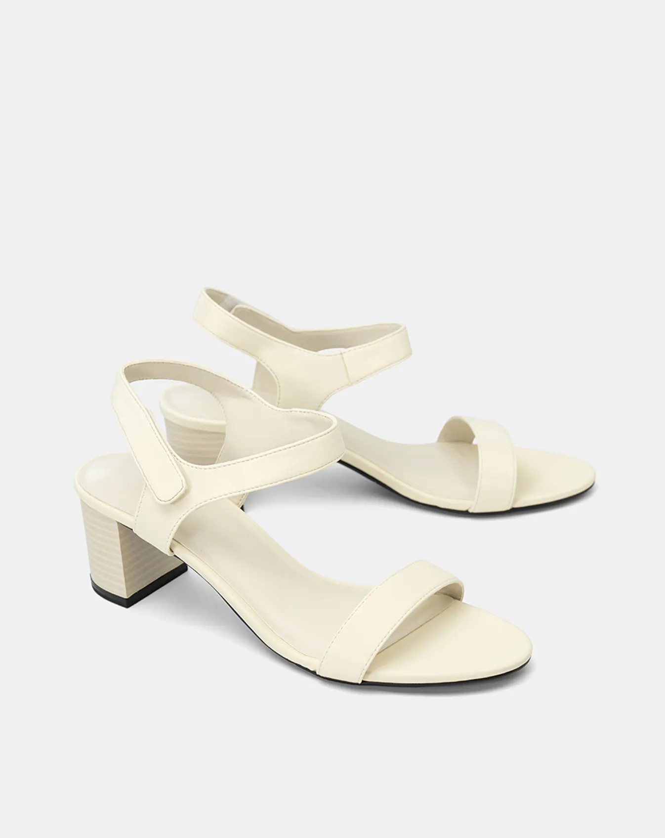 Giày Sandal Gót Trụ Quai Dán - Image 7