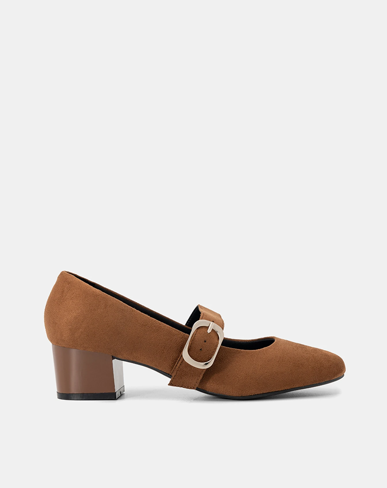 Giày Cao Gót Quai Mary Jane Phối Buckle - Image 1