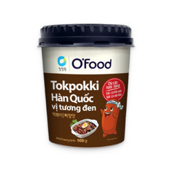 Bánh gạo Hàn Quốc vị tương đen O'Food hộp 105g (1 Hộp)