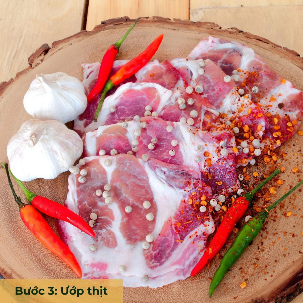 bước 3 ướp gia vị