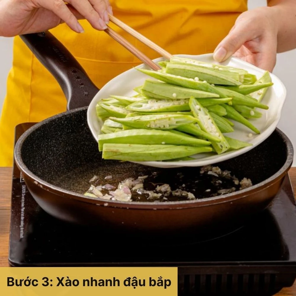 Xào đậu bắp
