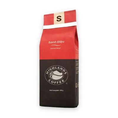 Cà phê rang xay sành điệu Highlands Coffee gói 200g