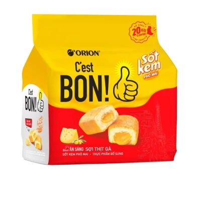 Bánh ăn sáng kem phô mai C'Est Bon gói 5 cái x 17g