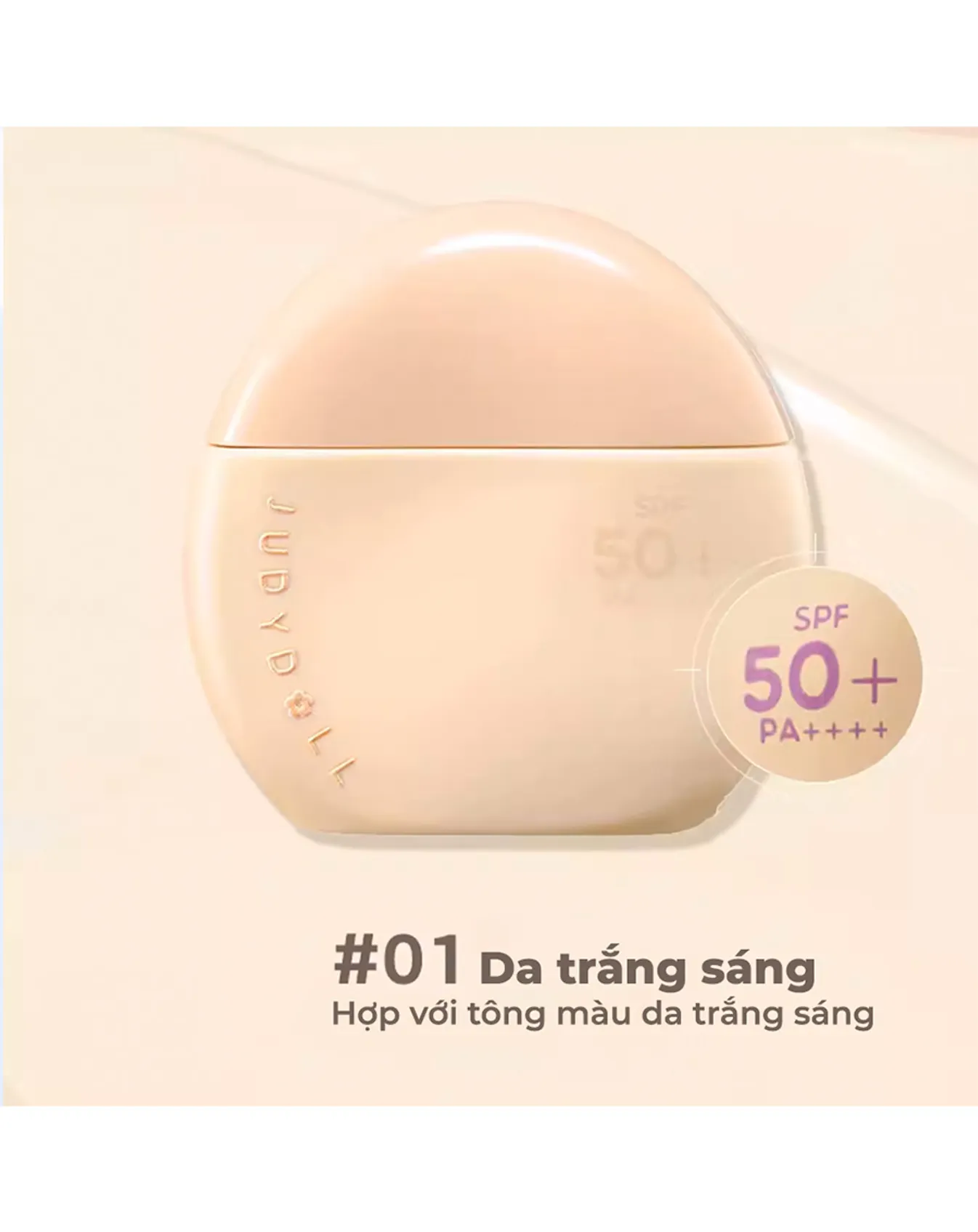 Kem Chống Nắng Judydoll Sun Defense Tinted Moisturizer - 02 Fair - Image 1