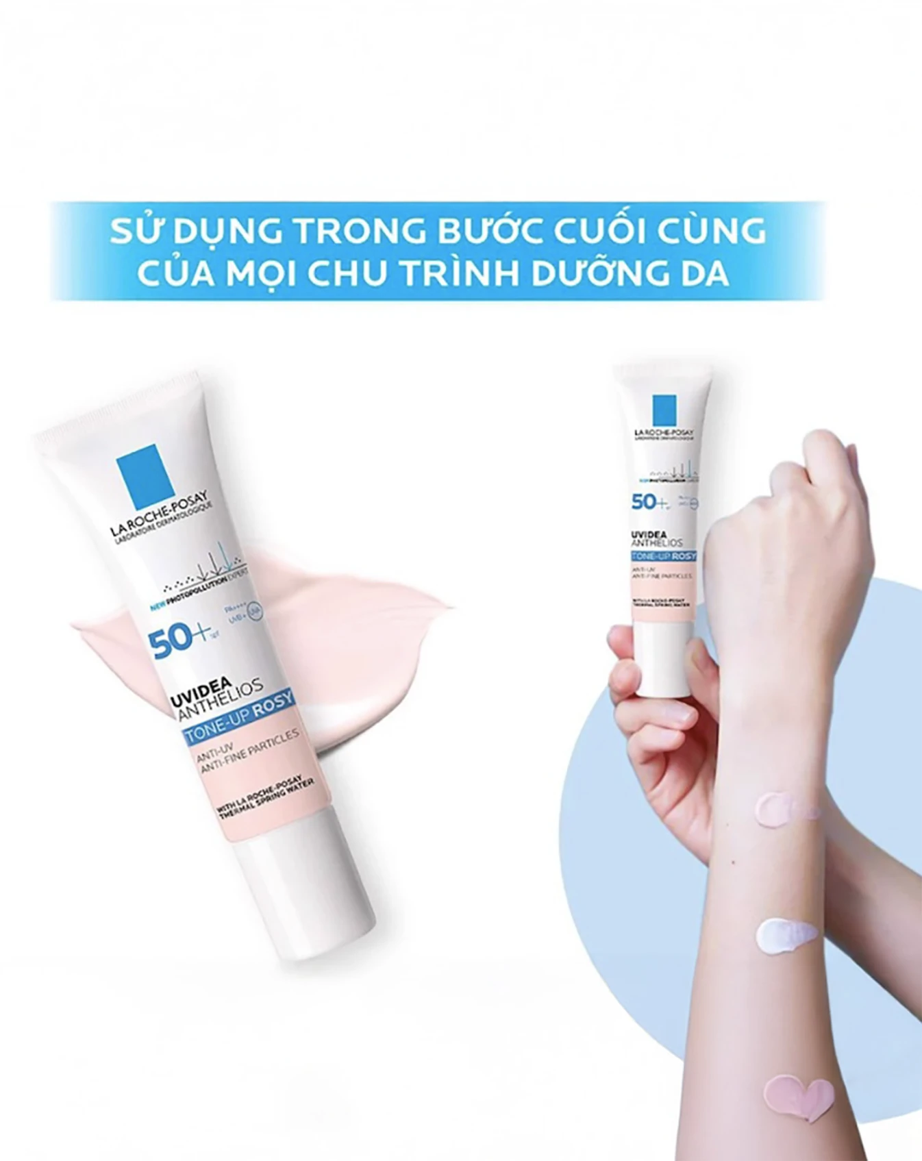 Kem Chống Nắng Nâng Tông La Roche-Posay UVIDEA Anthelios Tone-Up Rosy+ SPF50+ 30ml KCN042 - Image 3
