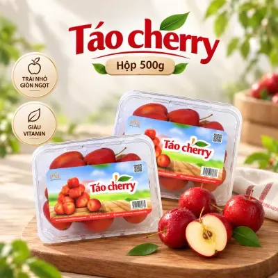 Táo Cherry hộp 500g