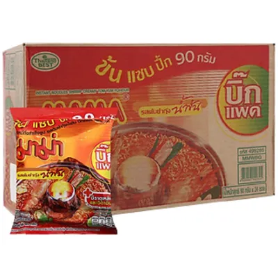 Thùng 24 gói mì Mama vị tôm sốt kem tomyum 95g
