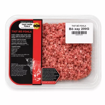 Bò xay Fohla khay 200g