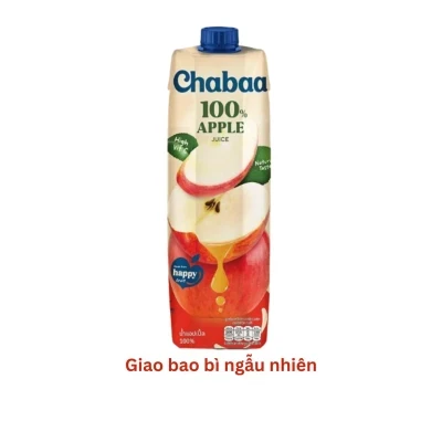 Nước ép táo 100% Chabaa hộp 1L