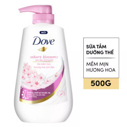 Sữa tắm sakura blossom Dove chai 500g