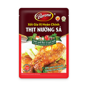 Xốt gia vị hoàn chỉnh thịt nướng sả Barona gói 80g