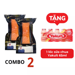 Combo 2 gói Cá hồi Nauy phi lê (200g)