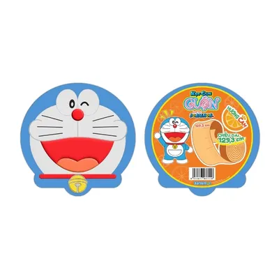 Kẹo gum cuộn Doraemon hương cam Lotte 56g
