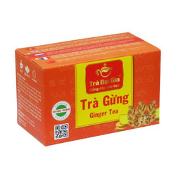 Trà gừng túi lọc Trà Đại Gia hộp 20 túi x 1.5g (1 Hộp)