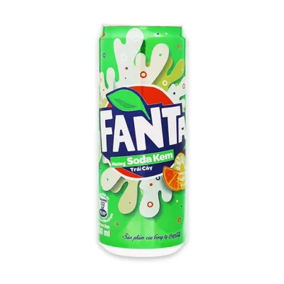 Nước giải khát Fanta soda kem lon 320ml