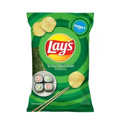 Snack khoai tây tảo biển nori Lay's gói 150g