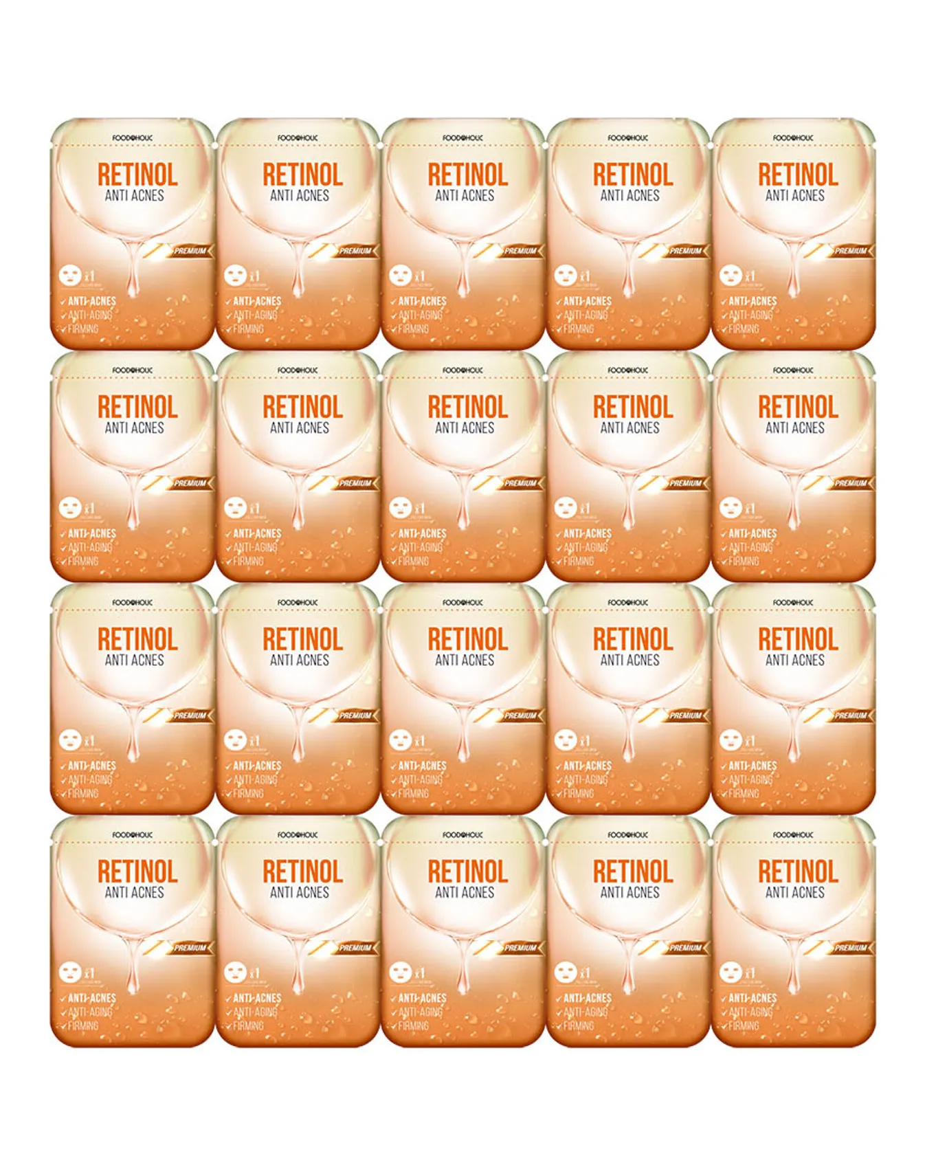 Mặt Nạ Foodaholic Giảm Mụn, Tái Tạo Da Retinal Anti Acnes Mask 23ml - Image 3