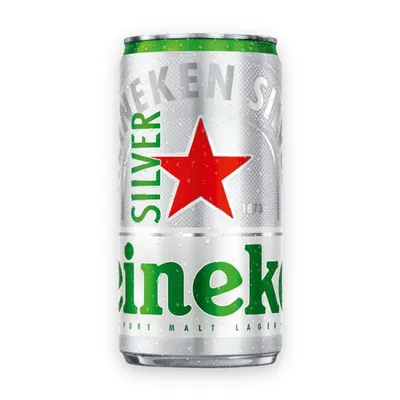 Bia Silver Cool Pack Heineken lon 250ml