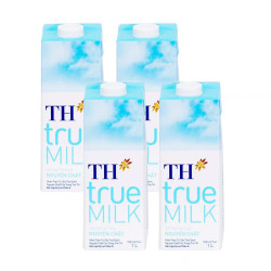 Combo sữa tươi tiệt trùng nguyên chất TH True Milk 1000ml (4 Hộp)