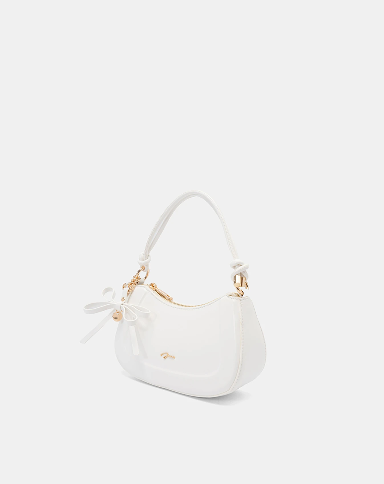 Túi Xách Nhỏ Top Handle Trang Trí Charm Bow - Image 7