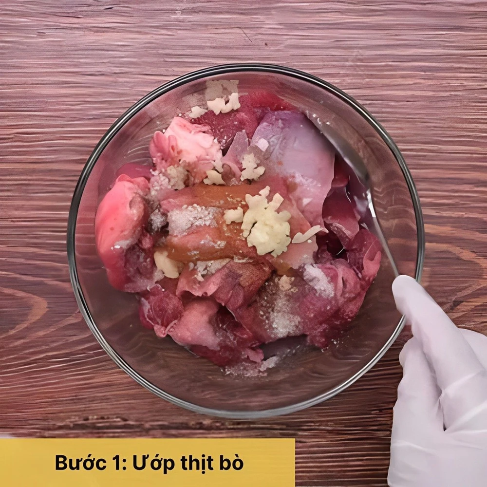 Ướp thịt bò