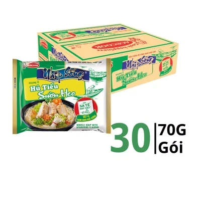 Thùng 30 gói hủ tiếu Nhịp Sống Acecook vị bò kho 70g