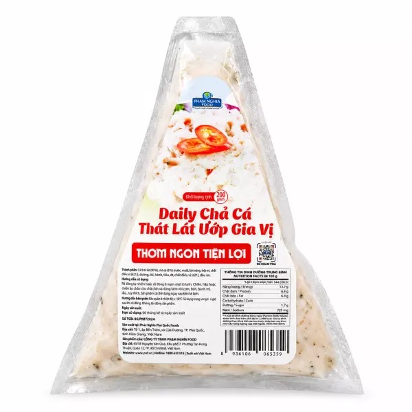 Chả cá thát lát ướp gia vị Daily gói 200g
