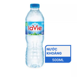 Nước khoáng vị dịu nhẹ La Vie chai 500ml (1 Chai)