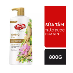 Sữa tắm thảo được và hoa sen Lifebuoy chai 800g (1 Chai)