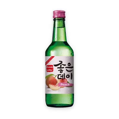 Rượu soju Good Day hương đào 13.5% chai 360ml