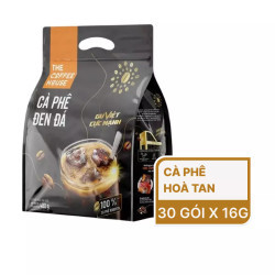 Cà phê đen đá The Coffee House túi 30 gói x 16g (1 Túi)