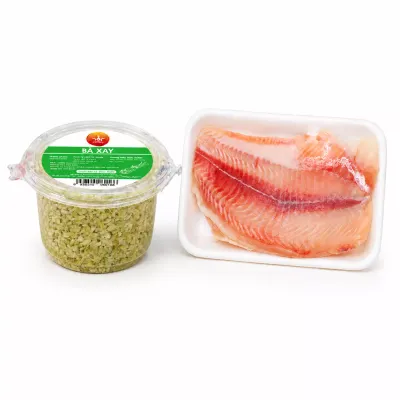 Combo phi lê cá basa chiên sả