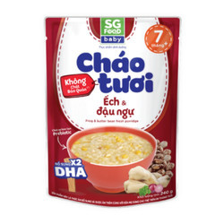 Cháo tươi Baby ếch đậu ngự SG Food gói 240g (1 Gói)