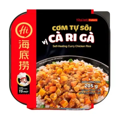 Cơm tự sôi cà ri gà Haidilao hộp 205g