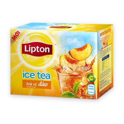 Ice tea đào Lipton hộp 16 gói x 14g