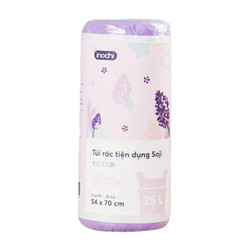 Túi rác có quai, tự huỷ tiện dụng hương lavender 25L Inochi 28 túi (1 Lốc)