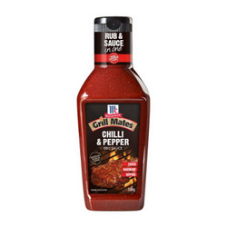 Xốt ướp BBQ vị ớt Mccormick chai 500g (1 Chai)