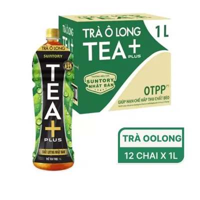 Thùng 12 chai trà oolong Oolong Tea+ 1L
