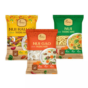Combo Nui Nuffam: nui gạo, rau củ, ống dài thượng hạn